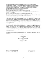 Preview for 16 page of Nextbook EFMW101 User Manual