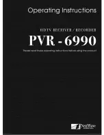 NextWave Digital PVR-6990 Operating Instructions Manual preview