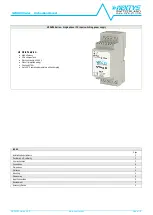 Preview for 1 page of nextys NPSM20 Series Instruction Manual