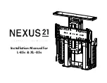 Preview for 1 page of Nexus 21 XL-85s Installation Manual