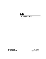 NI DAQ 6052E User Manual preview