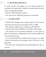 Preview for 16 page of Nice Peccinin Safety And Installation Instructions Manual