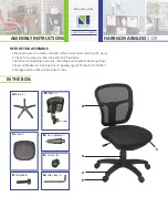 Niche HARRISON ARMLESS 5129 Assembly Instructions preview