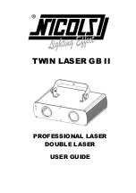 Preview for 12 page of Nicols TWIN LASER GB II Instructions For Use Manual