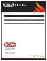 Preview for 36 page of Nieco FH94 Gas Owner'S Manual