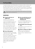 Preview for 4 page of Nikon 25593 - Coolpix P60 8.1MP Digital Camera User Manual