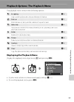 Preview for 103 page of Nikon 25593 - Coolpix P60 8.1MP Digital Camera User Manual