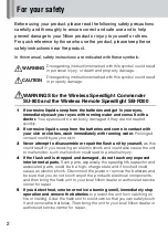 Preview for 2 page of Nikon 4804 - SB R1 - Wireless Macro Flash System Instruction Manual