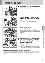 Preview for 61 page of Nikon 4804 - SB R1 - Wireless Macro Flash System Instruction Manual