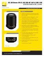 Nikon AF-S DX VR Zoom-Nikkor 55-200mm f/4-5.6G IF-ED Features & Specifications preview