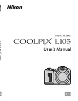 Nikon COOLPIX L105 User Manual preview