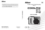 Preview for 1 page of Nikon Coolpix P1 Manual