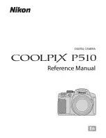 Preview for 1 page of Nikon COOLPIX P510 Reference Manual