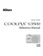 Preview for 1 page of Nikon COOLPIX S3500 Reference Manual