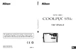 Preview for 1 page of Nikon CoolPix S51c User Manual