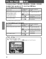 Preview for 38 page of Nikon FSA02911 - SB 28 - Hot-shoe clip-on Flash Instruction Manual