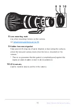 Preview for 11 page of Nikon NIKKOR Z 800mm f/6.3 VR S Reference Manual