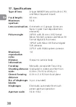 Preview for 38 page of Nikon PC-E Micro NIKKOR 85mm f/2.8D User Manual