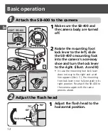 Preview for 14 page of Nikon SB-400 User Manual