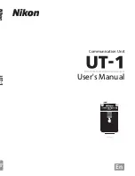 Nikon UT-1 User Manual preview