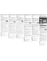 Preview for 2 page of Nikon WM-E80 Instruction Manual