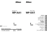 Preview for 1 page of Nikon WP-AA1 User Manual