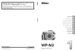 Preview for 1 page of Nikon WP-N3 User Manual