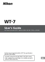 Nikon WT-7 User Manual preview