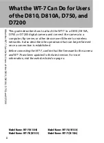 Preview for 2 page of Nikon WT-7 User Manual