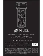 Preview for 36 page of Niles IM-iCARD 2 Quick Install Manual