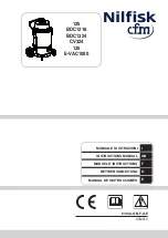 Preview for 1 page of Nilfisk-Advance cfm 125 Instruction Manual