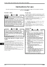 Preview for 20 page of Nilfisk-Advance CTS22 Instructions For Use Manual