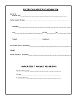 Preview for 3 page of Nilfisk-Advance Kent 56010815 Operator'S Manual And Parts List