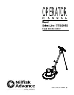 Preview for 2 page of Nilfisk-Advance Kent SelectLine 17TS Operator'S Manual