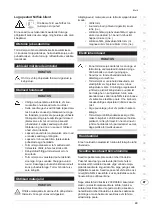 Preview for 69 page of Nilfisk-Advance Multi 20 User Manual