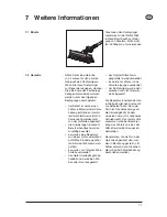 Preview for 19 page of Nilfisk-Advance Roof Cleaner Instructions For Use Manual