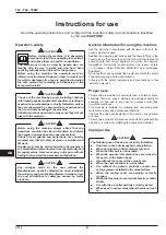 Preview for 22 page of Nilfisk-Advance T22 Instructions For Use Manual