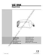 Nilfisk-Advance UZ 964 Ergoclean Instructions For Use Manual preview