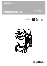 Preview for 1 page of Nilfisk-Advance VHB436 Instructions For Use Manual