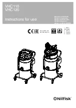 Nilfisk-Advance VHC110 Instructions For Use Manual preview