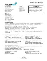 Preview for 13 page of NINCOAIR NH90045 180 SWIFT G Handbook