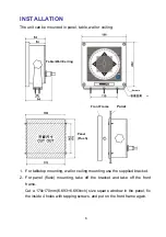 Preview for 7 page of Ninglu SR362 Operating & Installation Manual