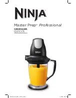 Ninja Master Prep Professional QB1005 Owner'S Manual preview