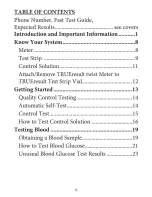 Preview for 8 page of NIPRO Diagnostics TrueResult Twist Owner'S Manual