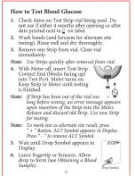 Preview for 23 page of NIPRO Diagnostics TRUEresult Owner'S Booklet