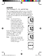 Preview for 30 page of NIPRO Diagnostics TRUEyou Owner'S Booklet