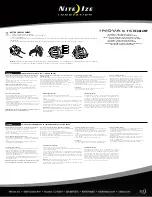 Preview for 2 page of Nite Ize INOVA STS Product And Warranty Information