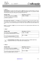 Preview for 16 page of Nitronic ST730T Operating Manual