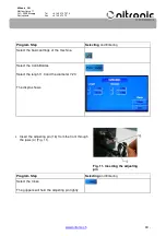 Preview for 30 page of Nitronic ST730T Operating Manual