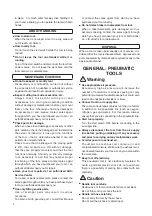 Preview for 4 page of Nitto Kohki Belton B-10CL Instruction Manual